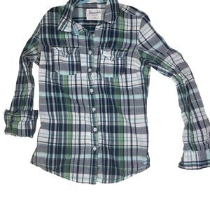 Women's Aeropostale long sleeve button front shirt Size XS